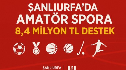 Şanlıurfa’da Spor Kulüplerine 8,4 Milyon TL Destek