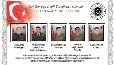 Pençe-Kilit Harekâtı’nda Şehit Sayısı 12’ye Yükseldi