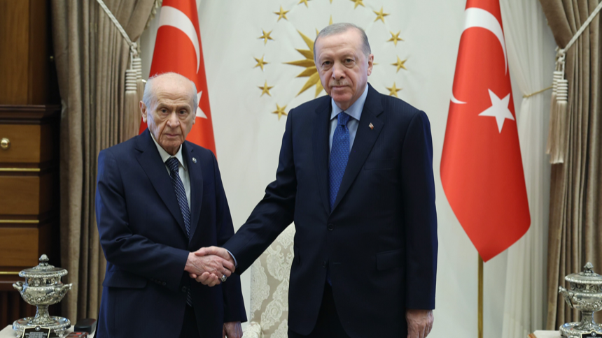 Cumhurbaşkanı Erdoğan, Bahçeli ile Bir Araya Geldi