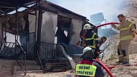 Bağ Evinde Korkutan Yangın