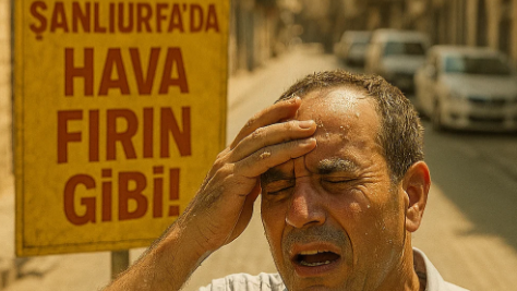 Şanlıurfa’da Hava Fırın Gibi!