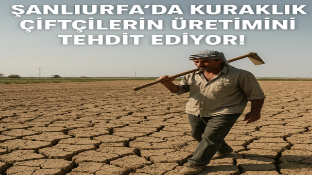Şanlıurfa’da Kuraklık Çiftçilerin Üretimini Tehdit Ediyor!