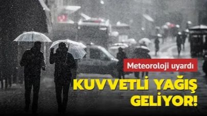 Meteoroloji Uyardı: Sağanak Yağış ve Fırtına Yolda