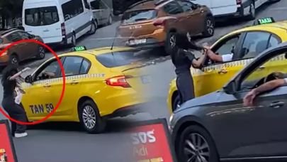 İstanbul’da Taksici Dehşeti! Genç Kıza Yumruk Atıp Bayılttı