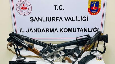 Şanlıurfa’da Yasa Dışı Silah ve Kenevir Operasyonu Yapıldı