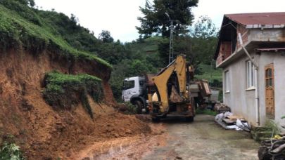 Rize’de Şiddetli Yağış Hayatı Felç Etti!