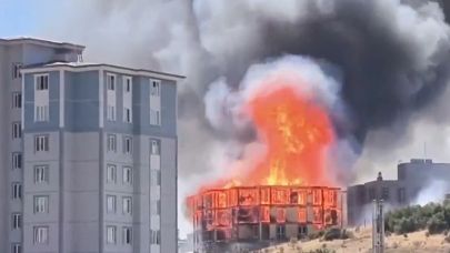 Orman Bölge Müdürlüğü Lojmanı Alevlere Teslim Oldu!