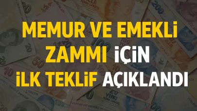 Memur ve Emekli Zammı İçin İlk Teklif Açıklandı