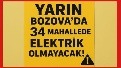 Yarın Bozova’da 34 Mahallede Elektrik Olmayacak!