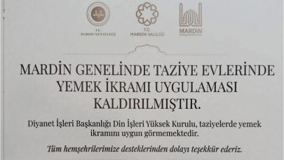 Taziye Yemekleri Kaldırıldı!