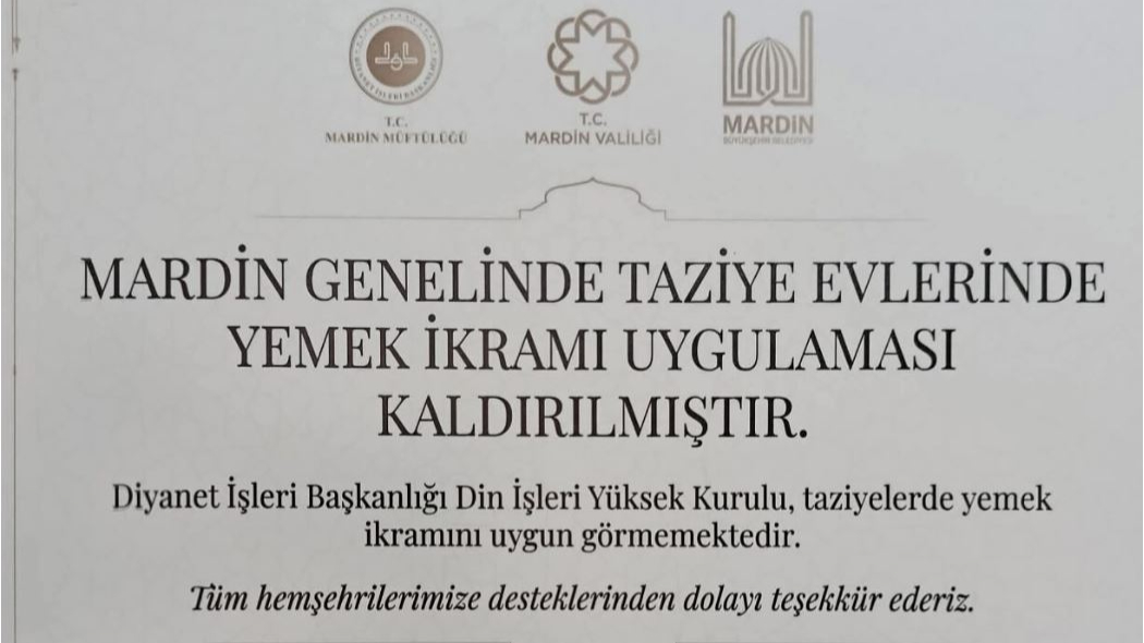Taziye Yemekleri Kaldırıldı!