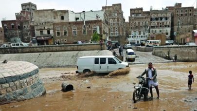 Yemen’de Sel Felaketi: 5’i Çocuk 7 Kişi Hayatını Kaybetti