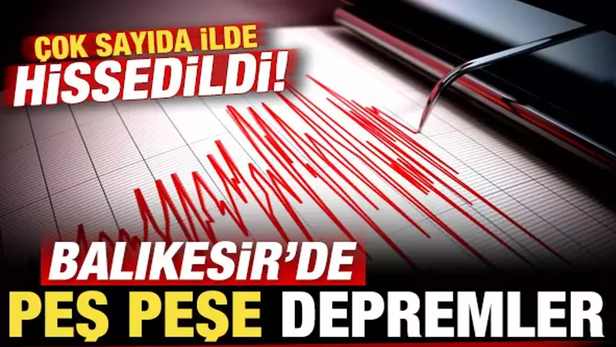 Balıkesir’in Sındırgı ilçesinde 4,2 büyüklüğünde deprem