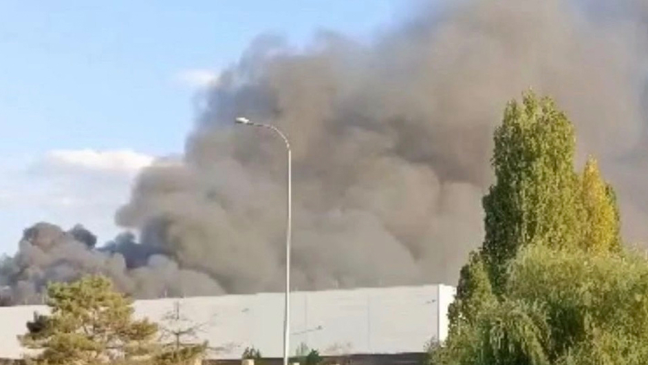 Kayseri'de Tekstil Fabrikası Alevlere Teslim!