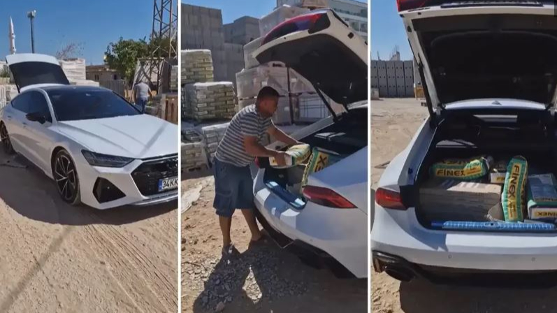 Şanlıurfa’da Lüks Araçta Çimento Şaşkınlık Yarattı!