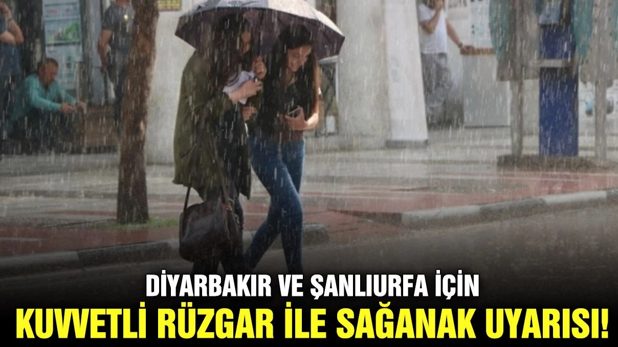 Diyarbakır ve Şanlıurfa’da Kuvvetli Rüzgar Alarmı Verildi