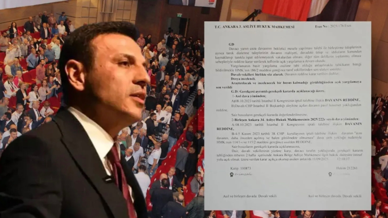 CHP İstanbul İl Kongresi İptal Davası Reddedildi!