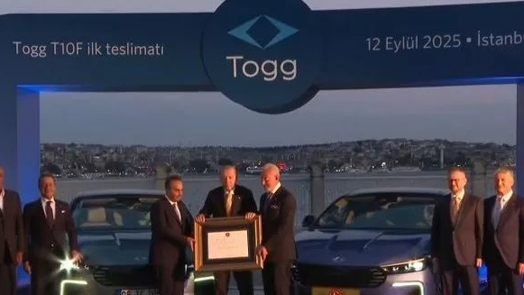 Cumhurbaşkanı Erdoğan Togg T10F’i İlk Sürüşte Denedi!