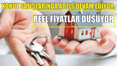Konut Satışlarında  Artış Gözlemlendi!