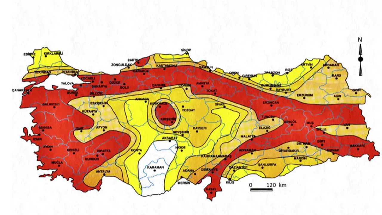 Türkiye’nin Hangi Şehirleri Fay Hattı Üzerinden Geçiyor?