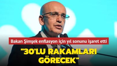 Bakan Şimşek: Enflasyon Yıl Sonunda %30’un Altına Düşecek