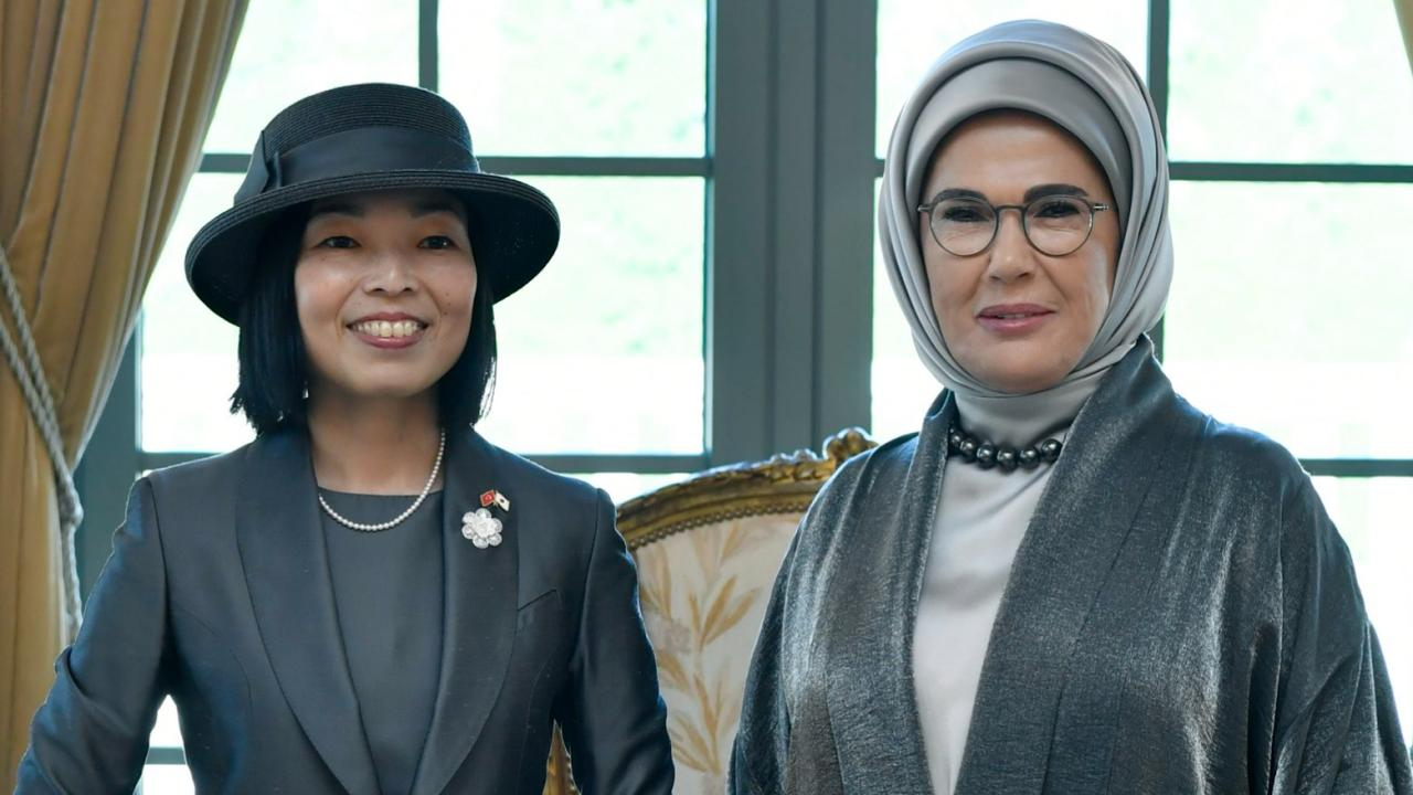 Emine Erdoğan Japonya Altes Prensesi Mikasa İle Buluştu