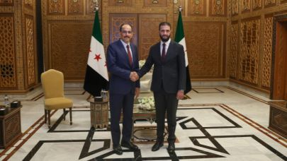 İbrahim Kalın, Ahmed Şara ile Şam’da görüştü