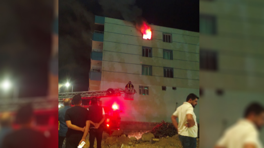 Şanlıurfa'da Apartman Yangını Korku Dolu Anlar Yaşattı