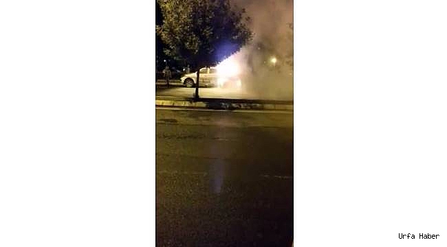 Belediyenin ilaçlama aracı yandı