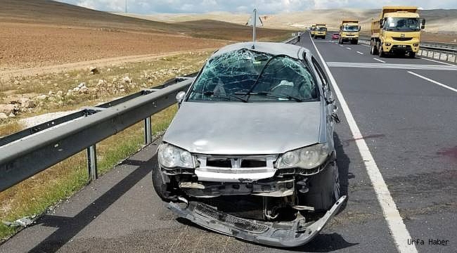 Şanlıurfa'da otomobil devrildi: 1 ölü, 1 yaralı
