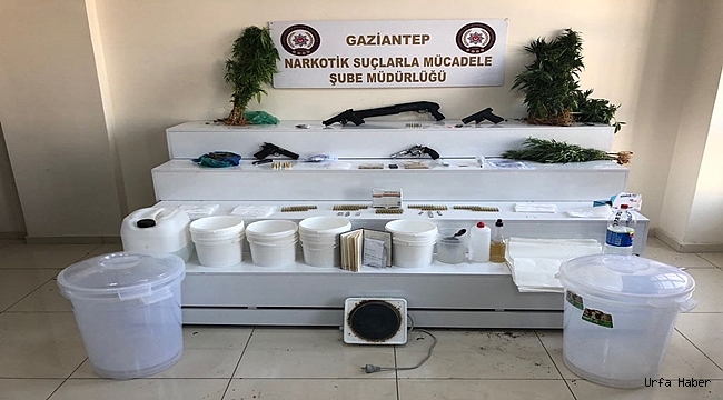 Gaziantep'te uyuşturucu operasyonu