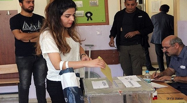 Şanlıurfa'da Oy Verme İşlemi Başladı