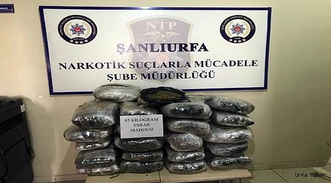 Urfa'da uyuşturucu operasyonu