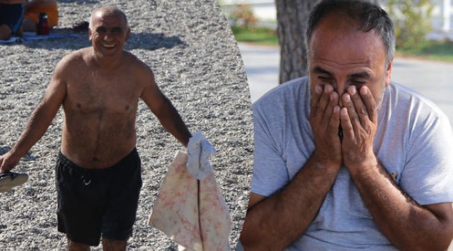 Boğulduğunu sandığı abisini görünce sevinçten ağladı
