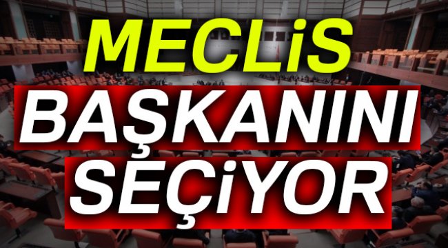 Meclis, başkanını seçiyor