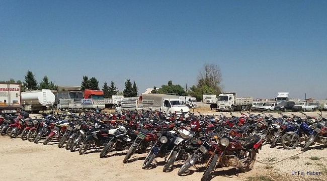 Şanlıurfa'da 4 günde 233 çalıntı motosiklet yakalandı