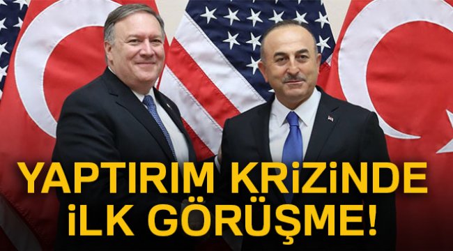 Çavuşoğlu ve ABD Dışişleri Bakanı Mike Pompeo görüştü