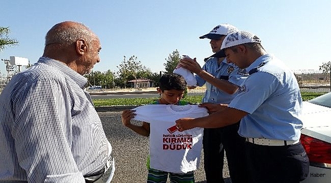Urfa’da “kırmızı düdük” uygulaması