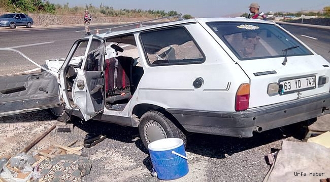 Urfa'da Piknik Yolunda kaza: 3 ölü 8 yaralı