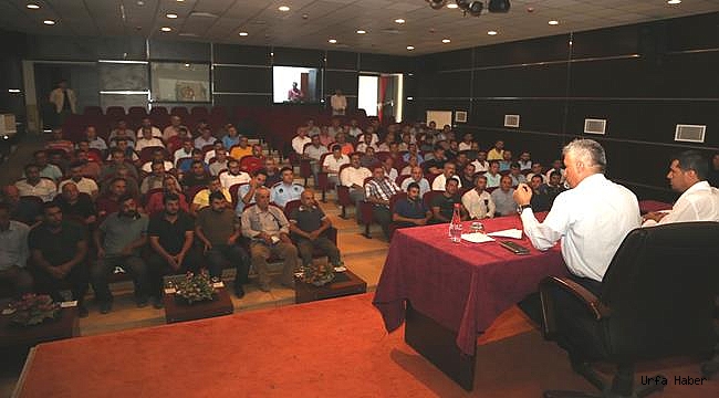 Cizre Belediye Başkan Vekili Arıcan şoförlerle bir araya geldi