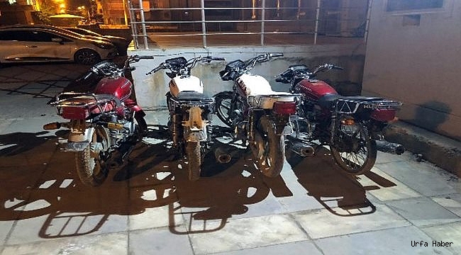 Motosiklet fareleri yakalandı