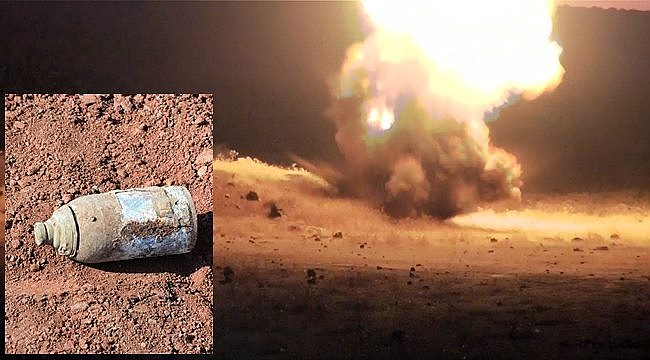 Şanlıurfa'da bulunan askeri mühimmat imha edildi