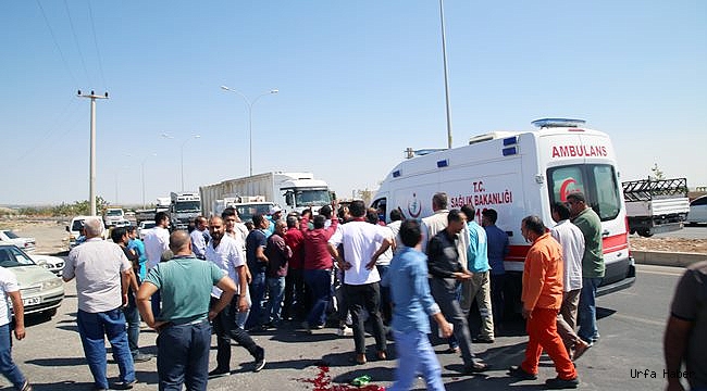 Urfa'da Traktörden düşen temizlik işçisi öldü