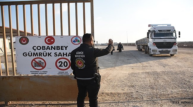 Çobanbey Gümrük Kapısı'nda sona gelindi
