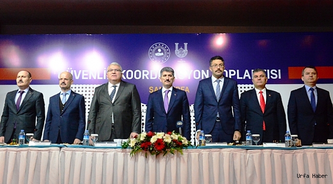 Şanlıurfa'da "Güvenlik Koordinasyon Toplantısı"