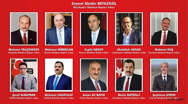 AK Başkan adaylarına coşkulu karşılama