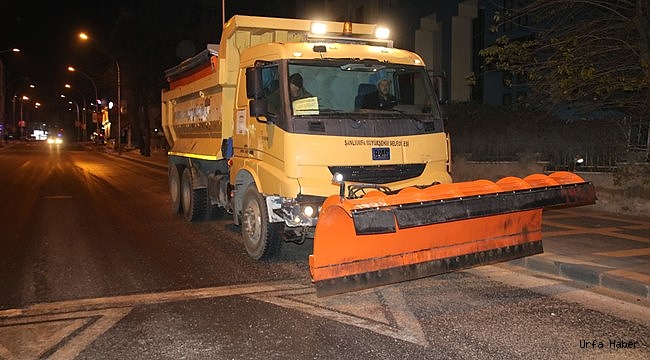 Büyükşehirden kar ve buzlanma ile mücadele