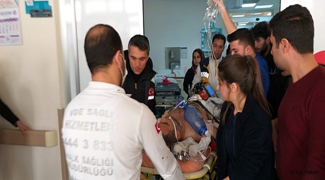 Otomobilini getirdiği tamirhanede kazara vuruldu