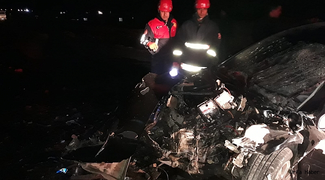 Şanlıurfa-Akçakale yolunda sıkışmalı trafik kazası: 1 yaralı