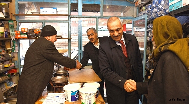 AK Başkan Bayık, esnaf ziyaretinde